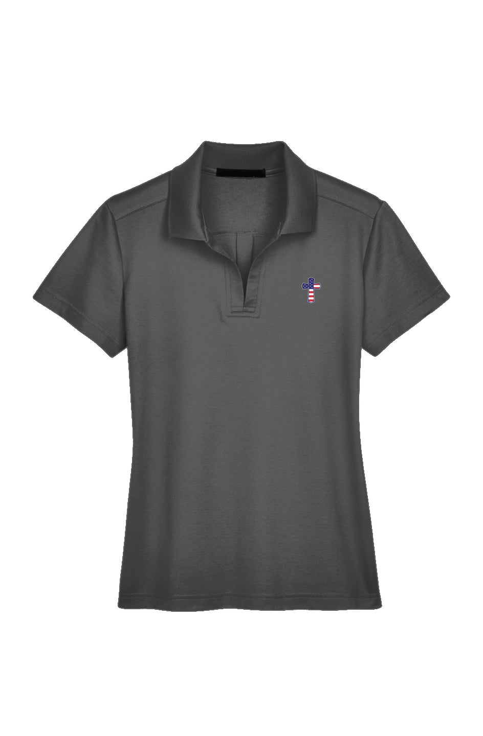 God N Country Cross Performance Ladies’ Plaited Polo